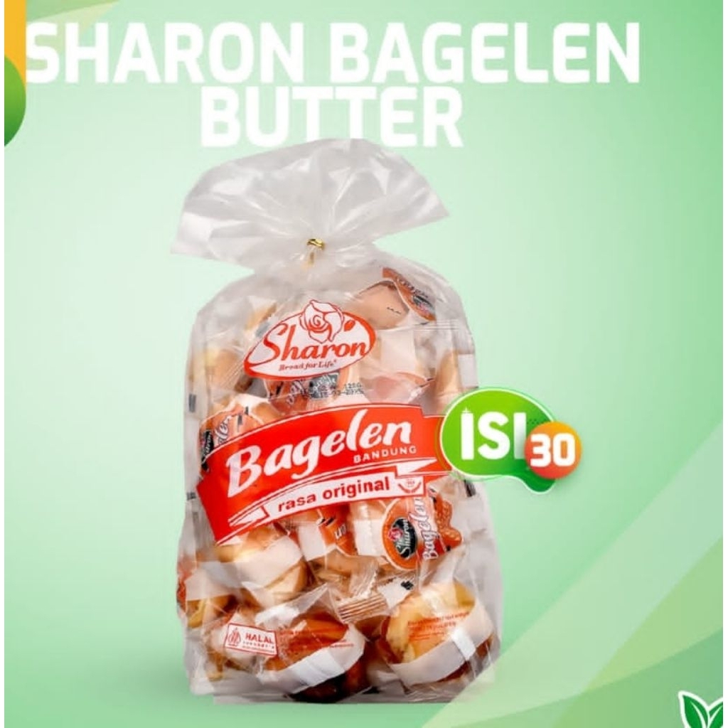 

• SHARON BAGELEN BUTTER Original 300GR isi 30PCS