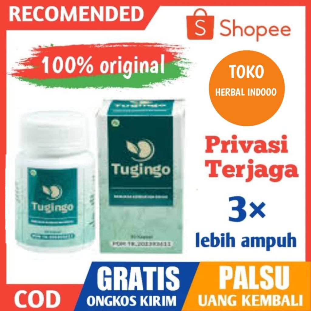 Hollis Tugingo Obat Herbal Batu Ginjal Tugingo 30 Kapsul Original BPOM