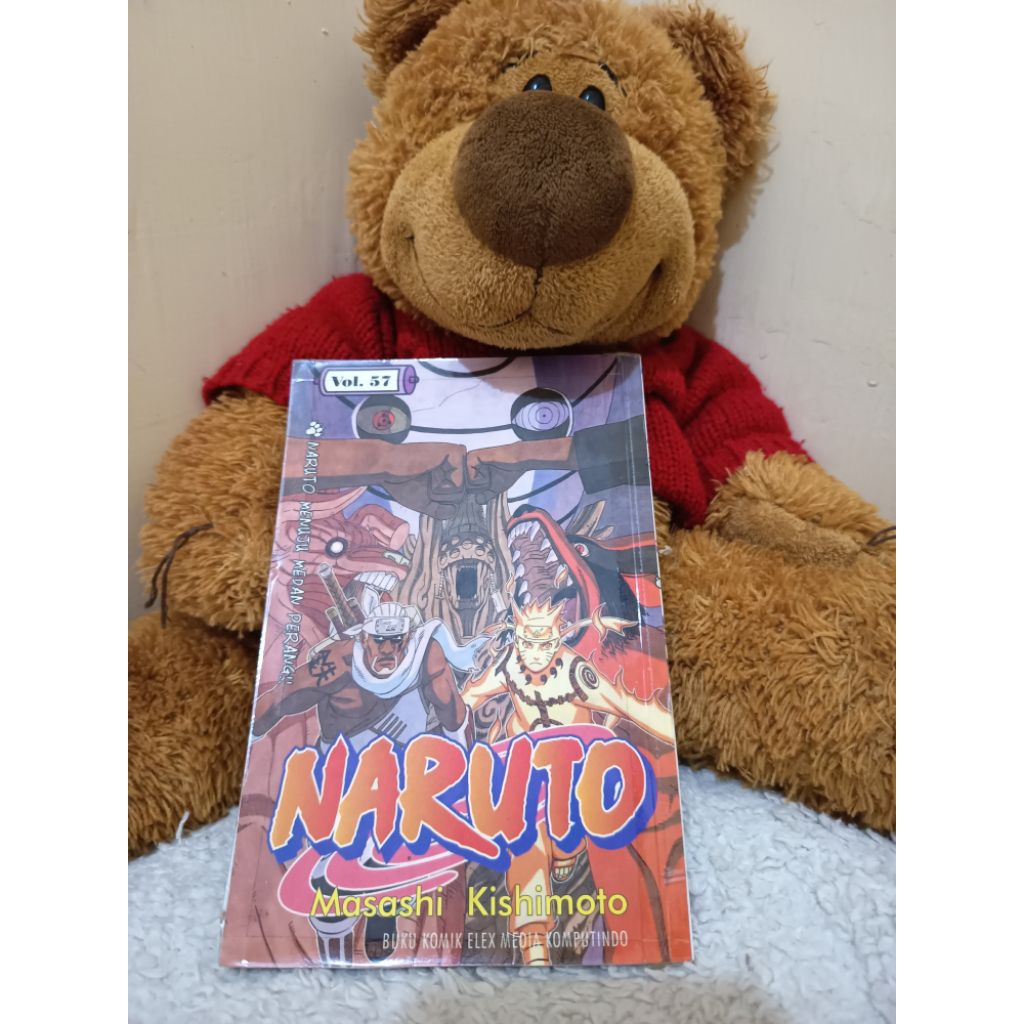 Preloved buku komik Naruto vol. 57