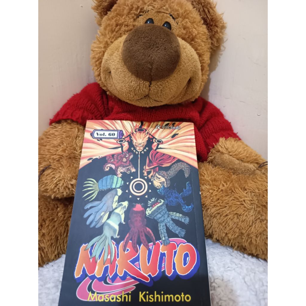 Preloved buku komik Naruto vol. 60