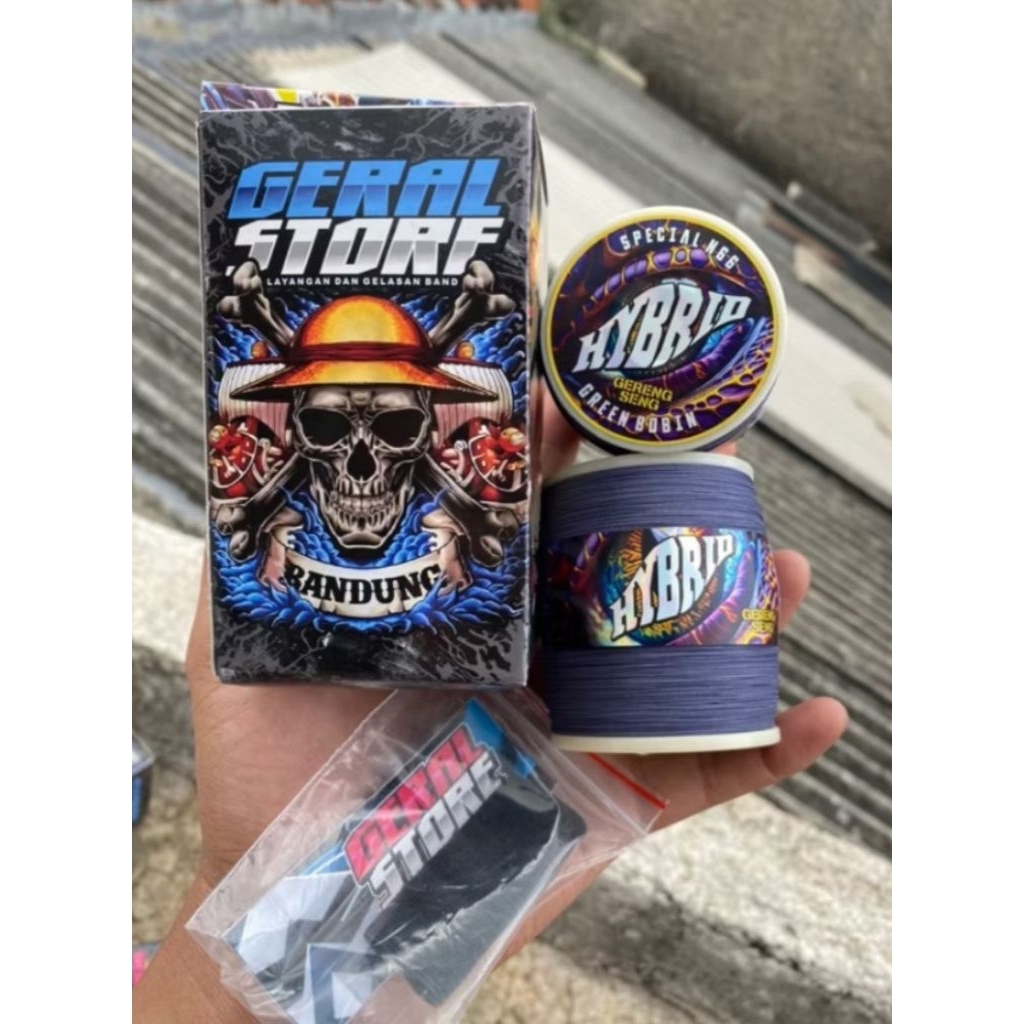 GELASAN HYBRID 2000  yard 0,22 BAHAN N66 JAPAN BOBIN HIJAU ORIGINAL IMPOR