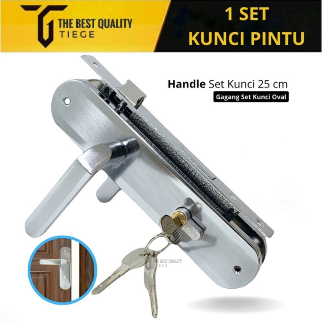 Slot Kunci Handle Pintu Premium Besar Kunci Pintu Handle Pintu Engkol Pintu