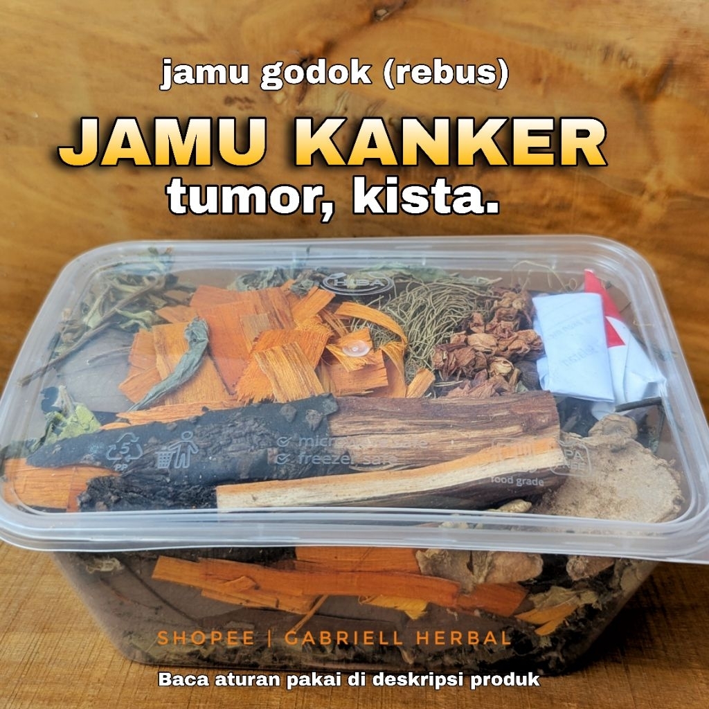 

JAMU KANKER, TUMOR, KISTA. JAMU GODOK, REBUS.