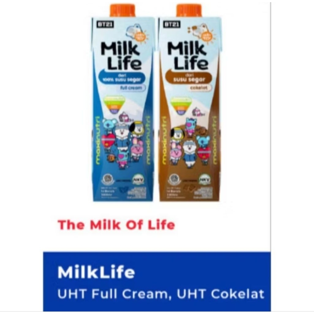 Milk life 1 liter / susu milk life 1 liter / susu uht milk life 1 liter / susu segar 1 liter