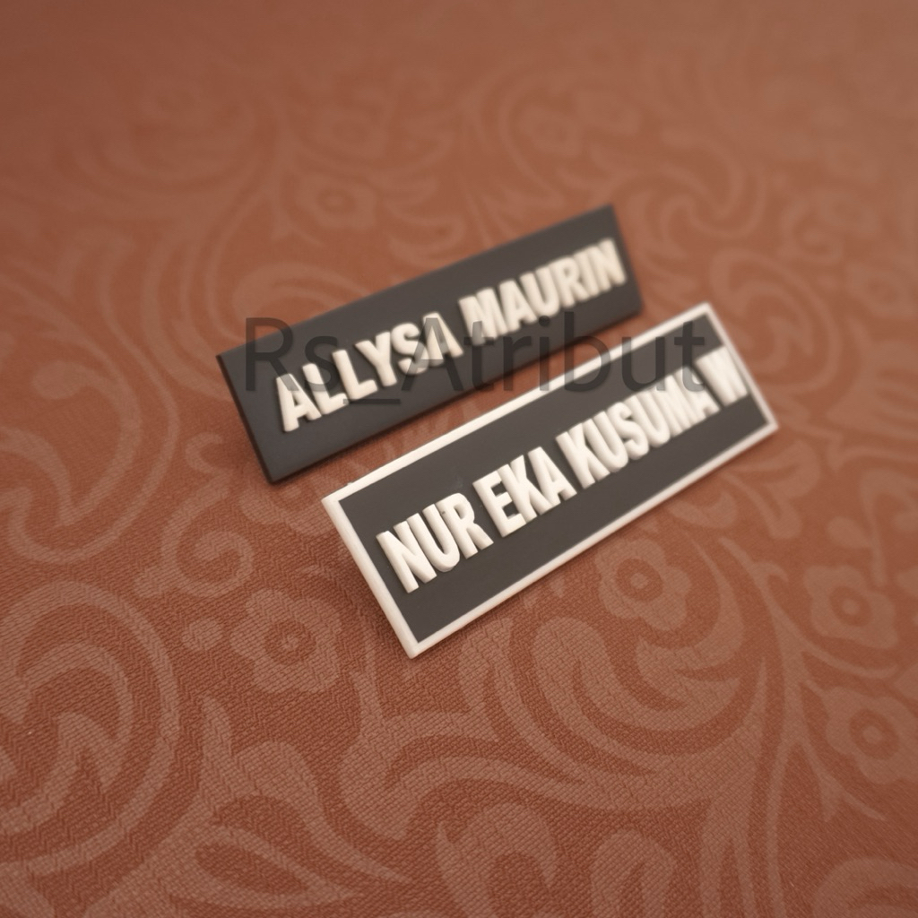 

Name Tag Papan Nama Huruf Timbul pns / pol pp / polri / asn / satpam / kemendagri / polisi Premium