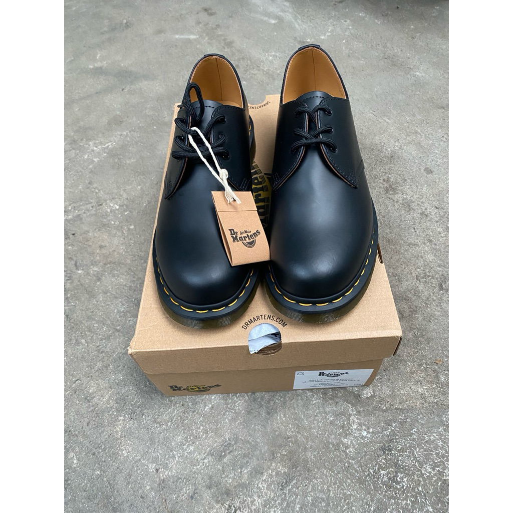 Sepatu Dr.Martens 1461 Black Smooth Original