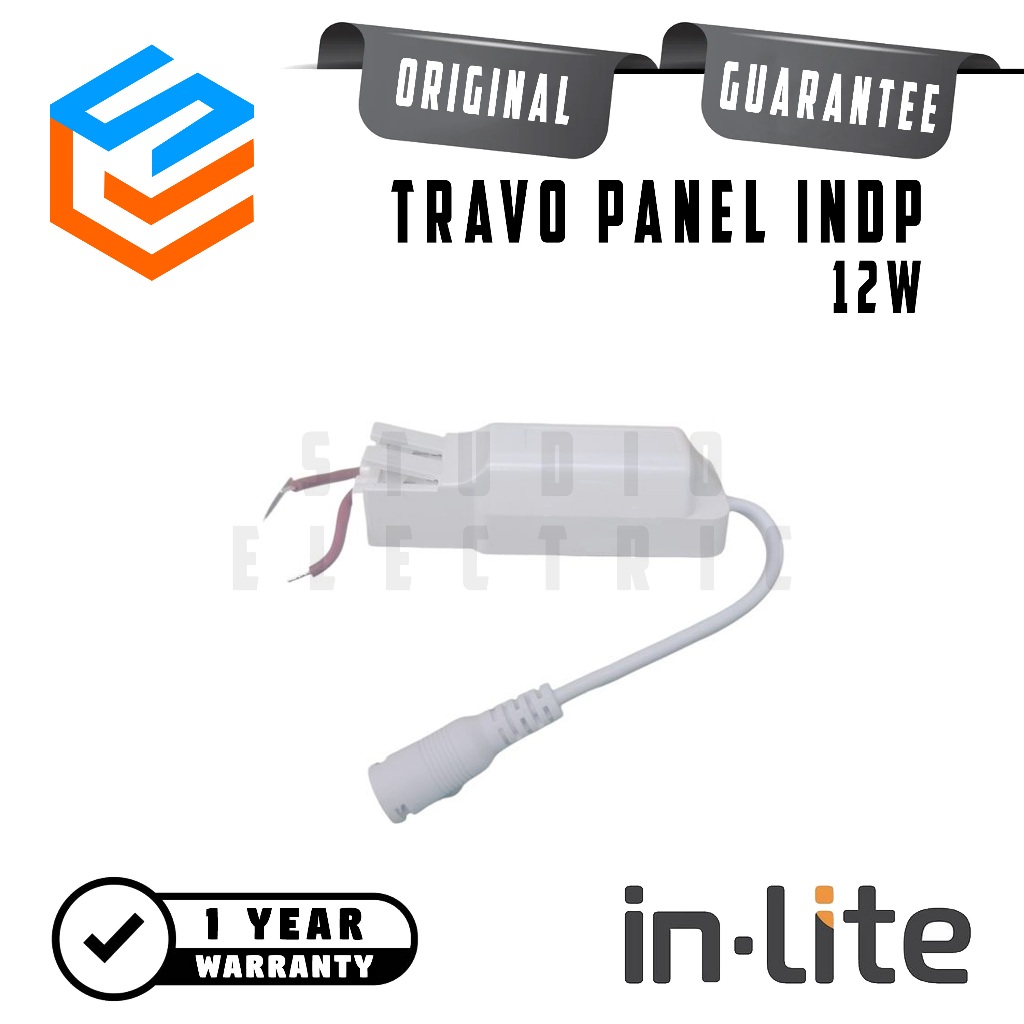 Inlite INDP 12W Driver Travo 12 Watt Ballast Panel LED Downlight 12Watt 12 W