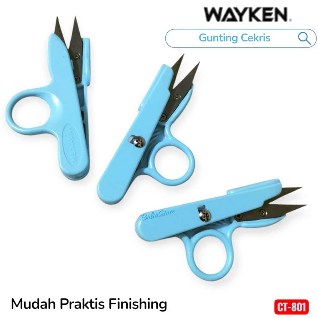 

Gunting Buang Benang WAYKEN TC-801 Gunting Cekris Tajam