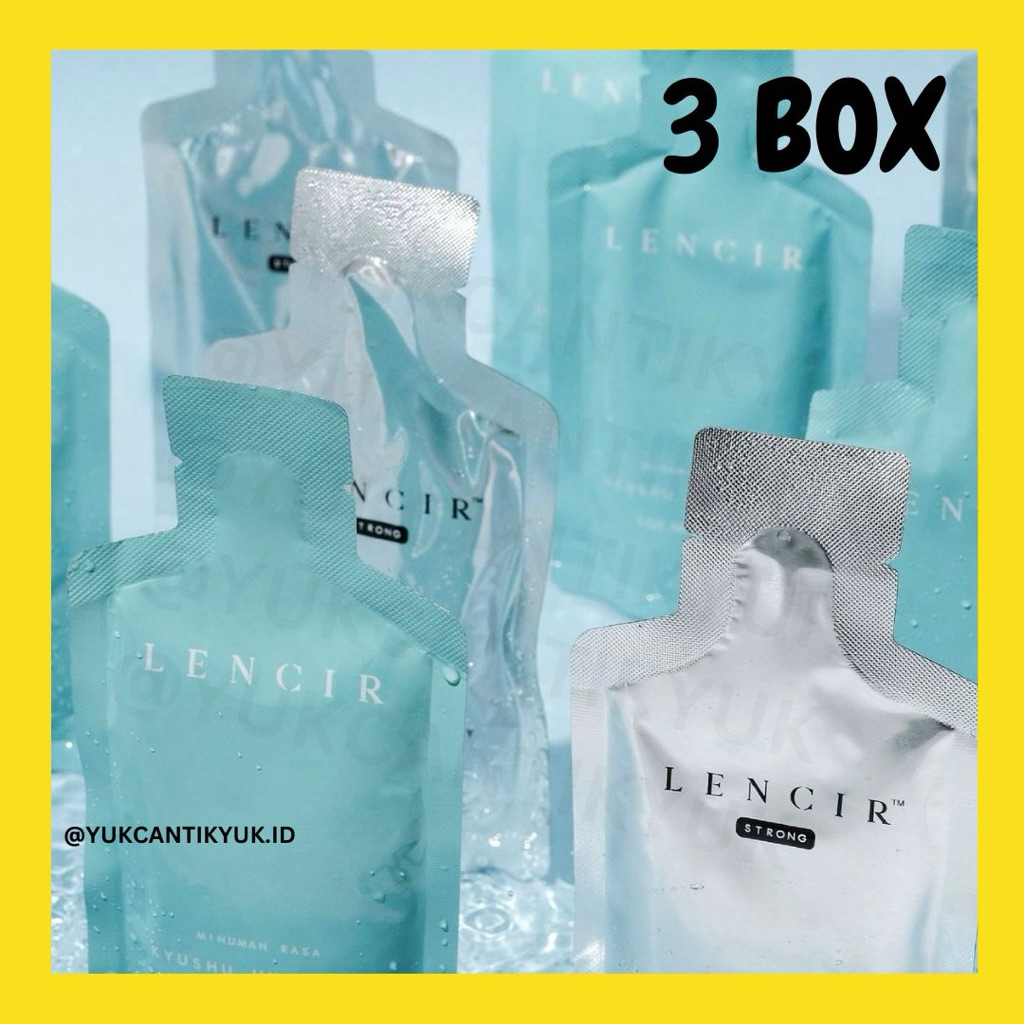 LENCIR ( 3box) Strong / Original - Minuman Rasa Kyushu Mulberrry | Black Ruby Plum | PREBIOTIK DETOX