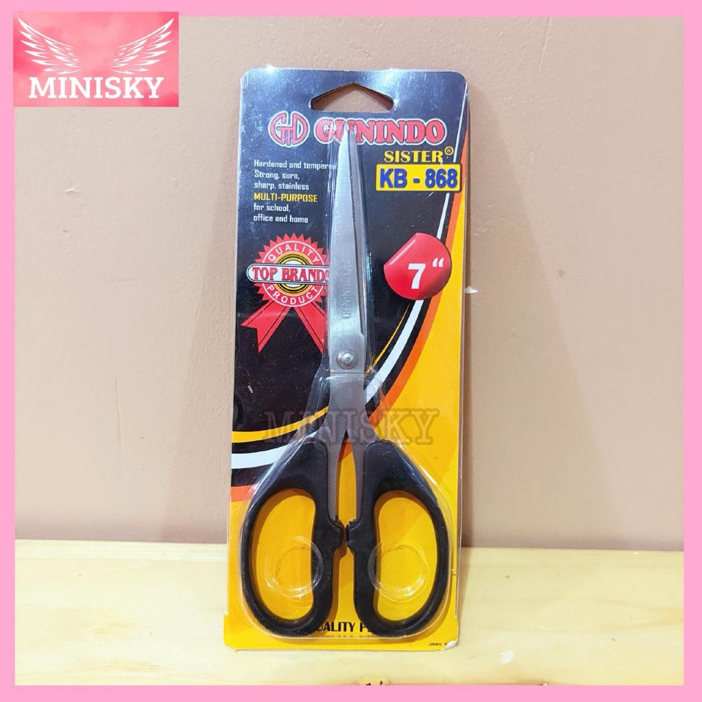 

GUNTING GUNINDO SISTER KB-868 BLISTER / GUNTING BESAR GUNINDO ANTI KARAT TAJAM