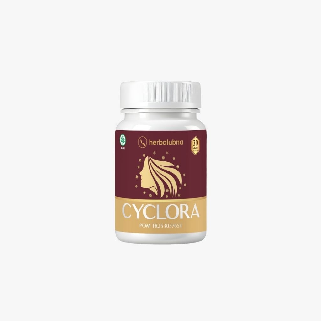 Herbalubna Cyclora Obat Herbal Melancarkan Nyeri Perut Wanita