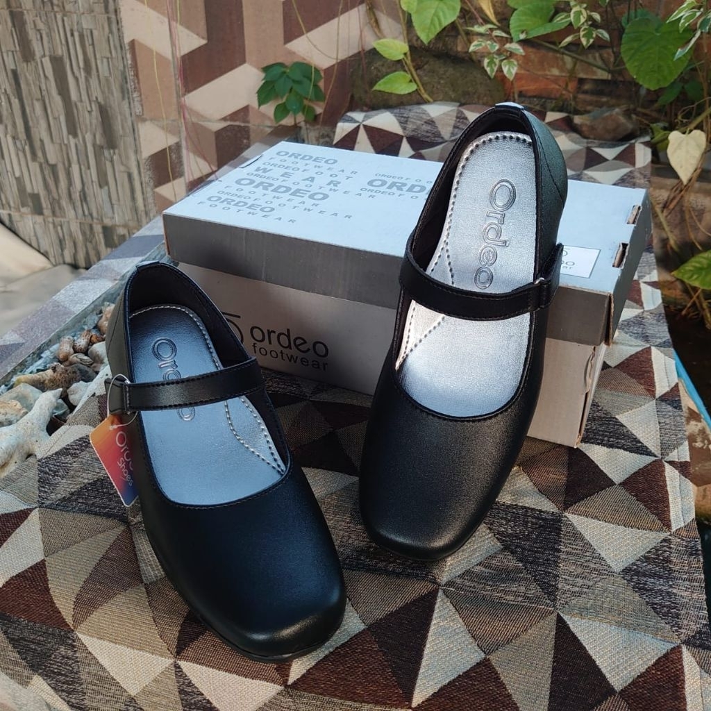sepatu pancus paskibra wanita hitam kwalitas premium kekinian