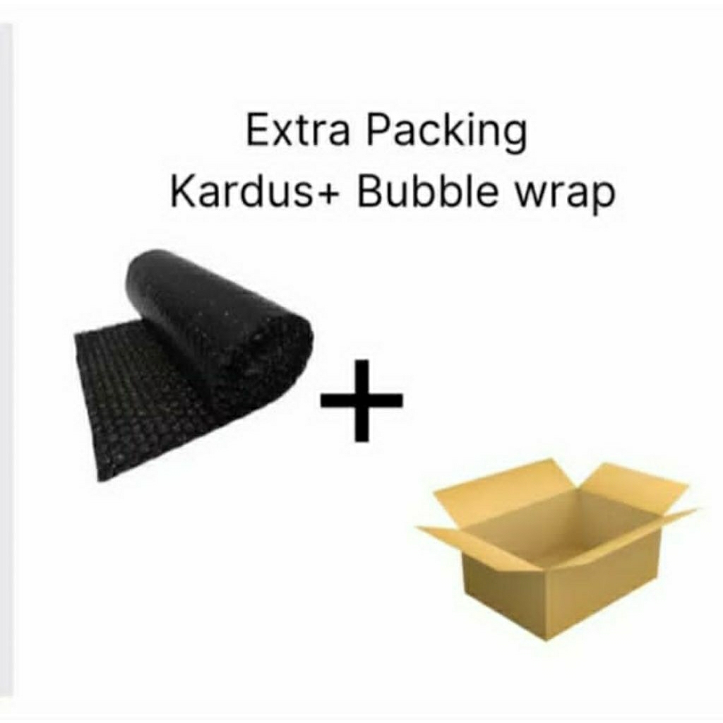 

packing tambahan kardus. Dus & Bublewarp