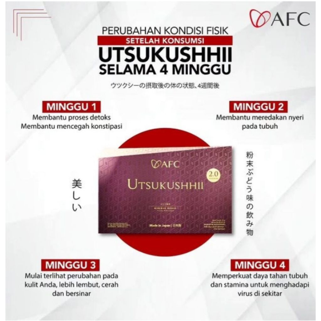 Utsukushii Gold Suplemen kesehatan Badan 100% Original