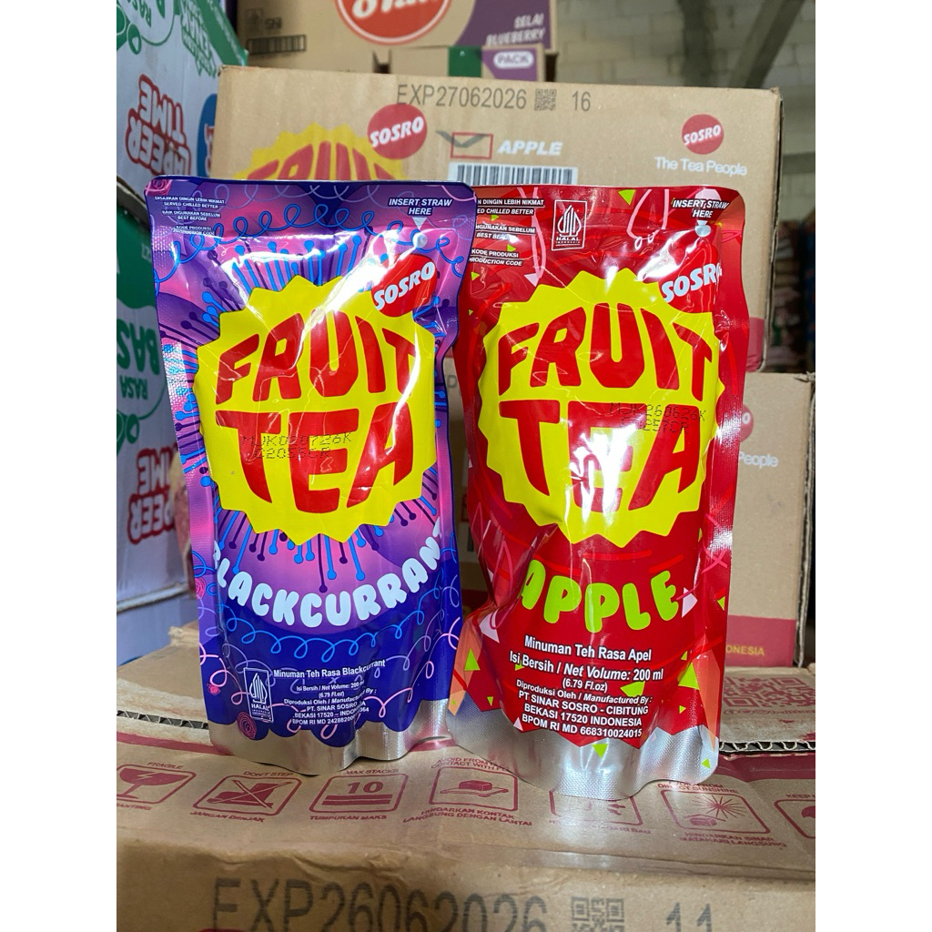 

FRUIT TEA POUCH ISI 24|Appel Blackcurran
