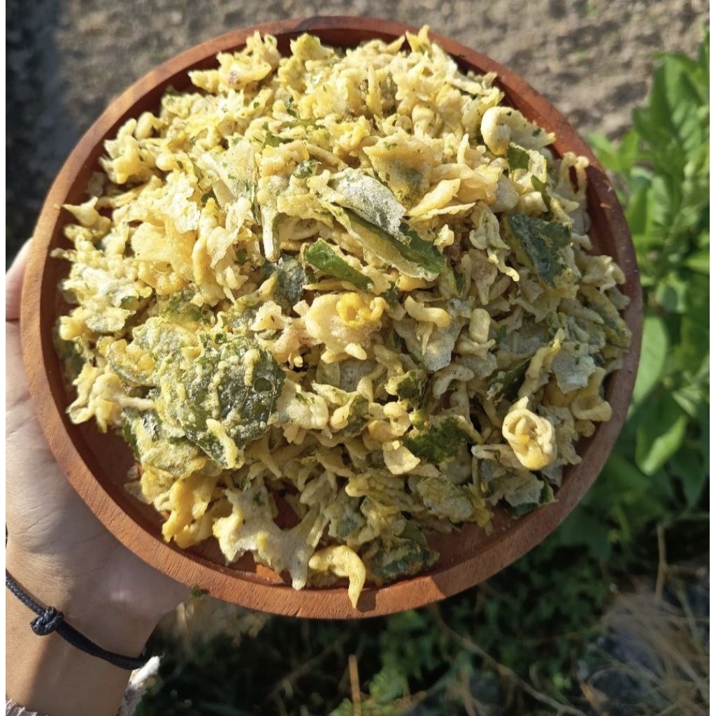 

Remukan Keripik Peyek Bayem 500 Gram