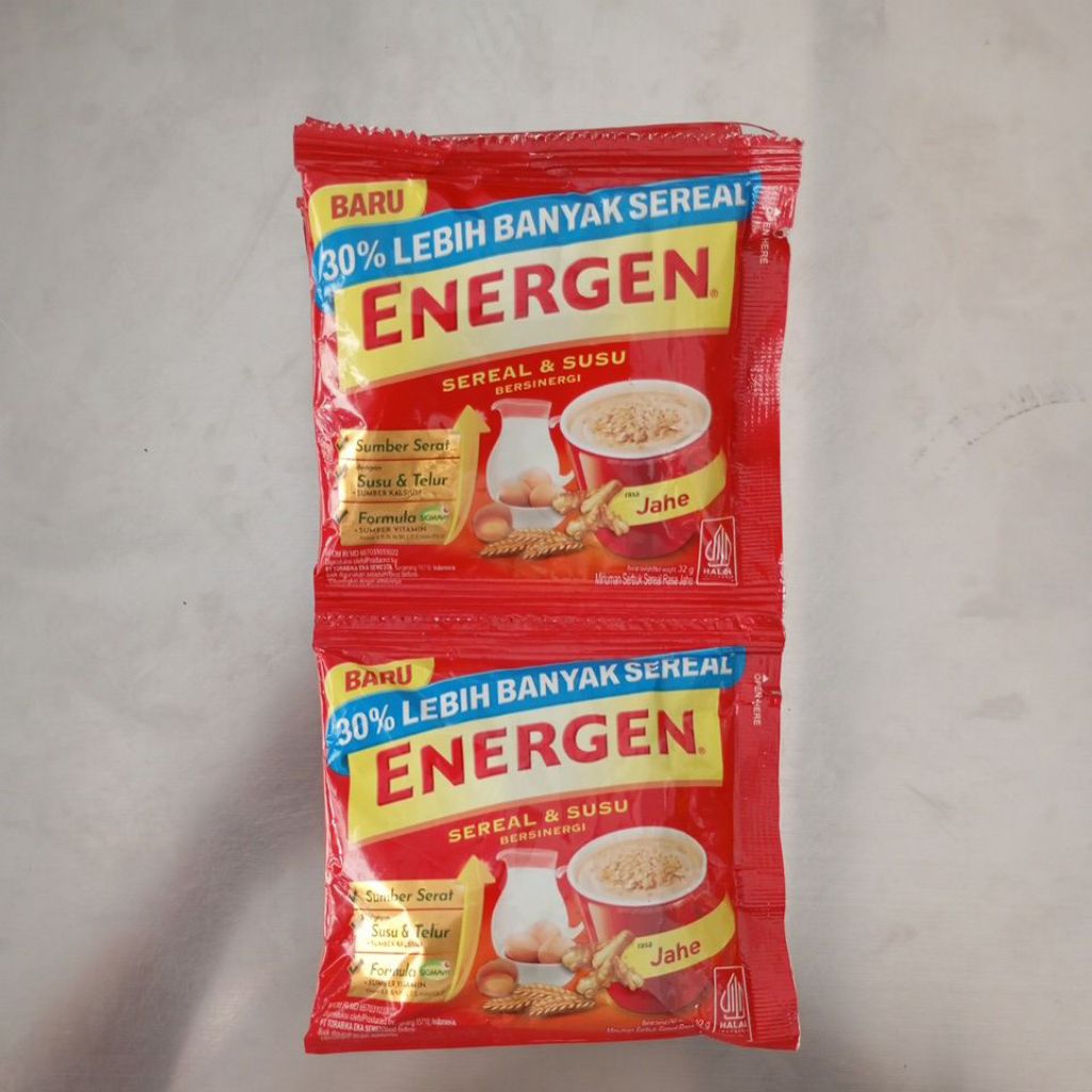 

Energen Jahe Renceng Isi 10sachet 32gr