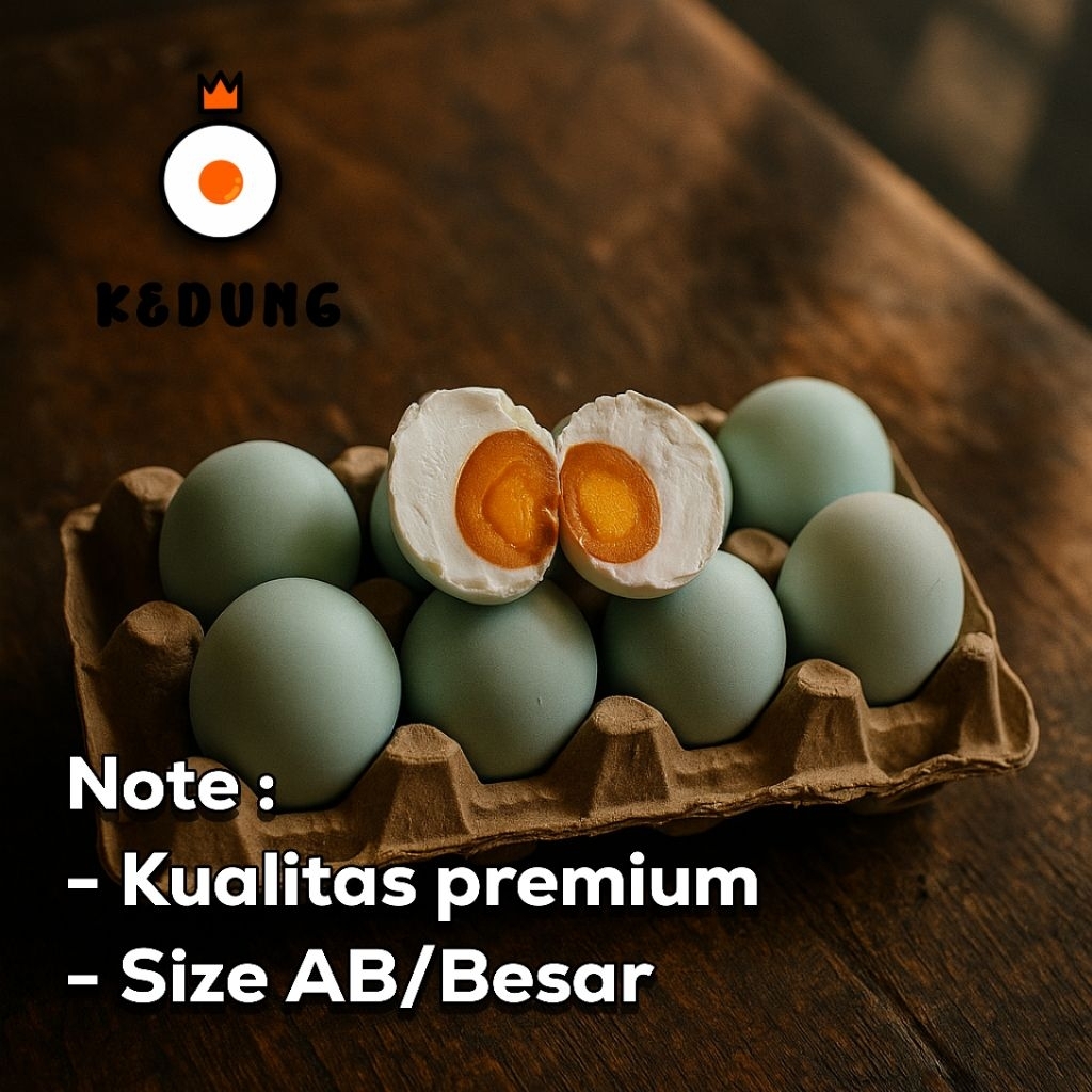 

Telur asin fresh isi 10 butir size ab besar