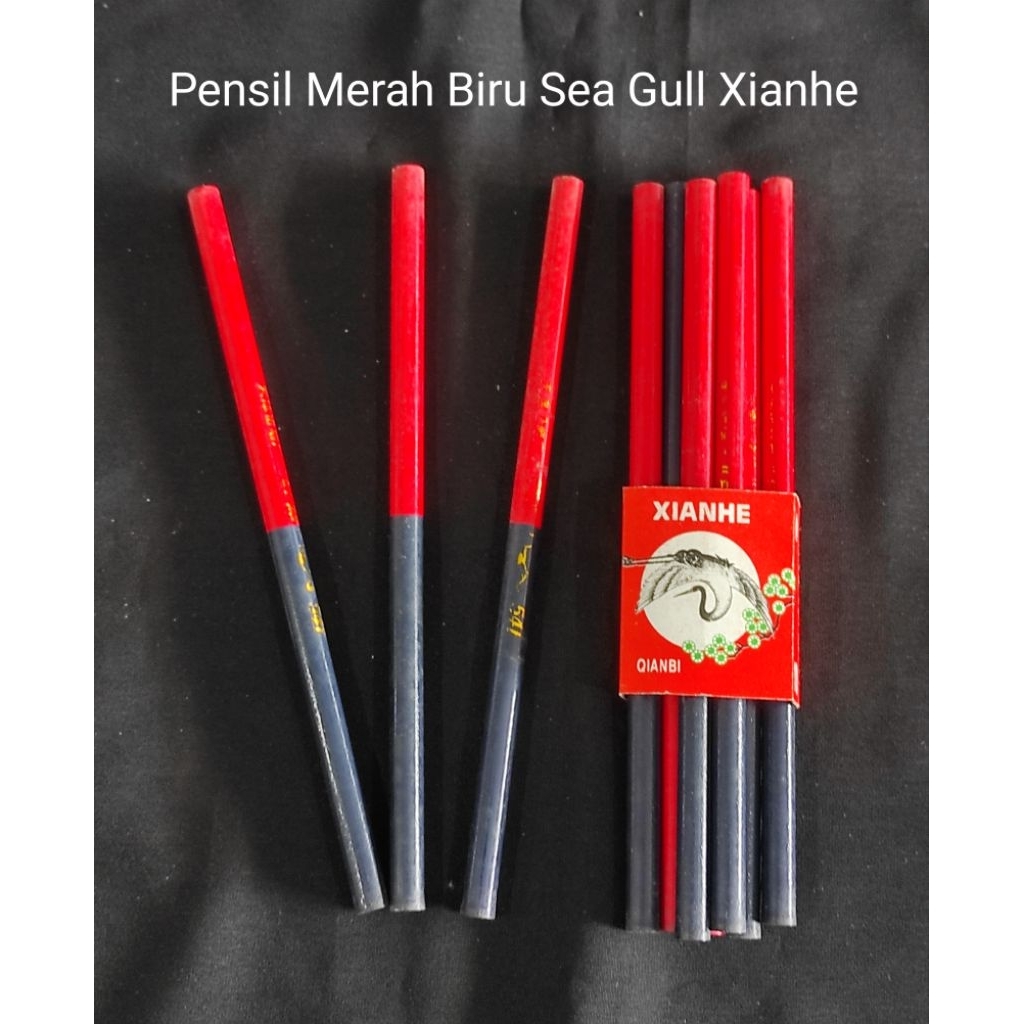 

Pensil Merah Biru Sea Gull Xianhe(Perpcs)