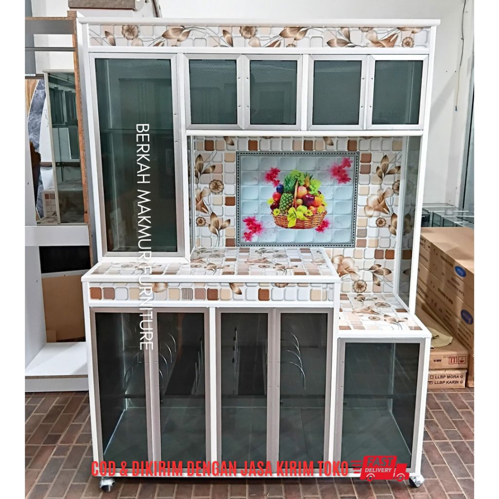 Rak piring aluminium jumbo | Rak piring minimalis | Rak piring anti tikus | Rak piring anti rayap | 