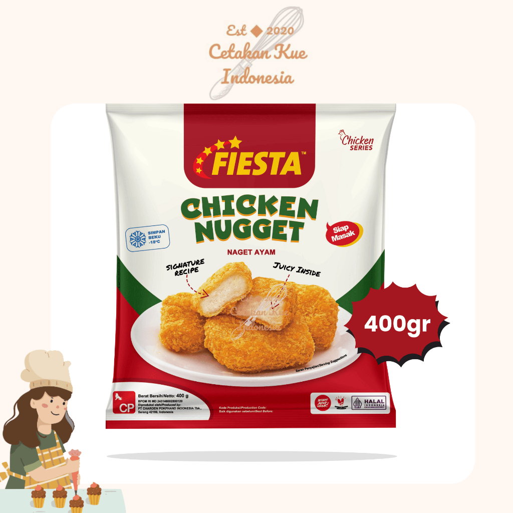 

{CKI} FIESTA CHICKEN NUGGET 400GR | Frozen Food Fiesta Chicken Nugget 400gr Fiesta Chicken Nugget 400gr
