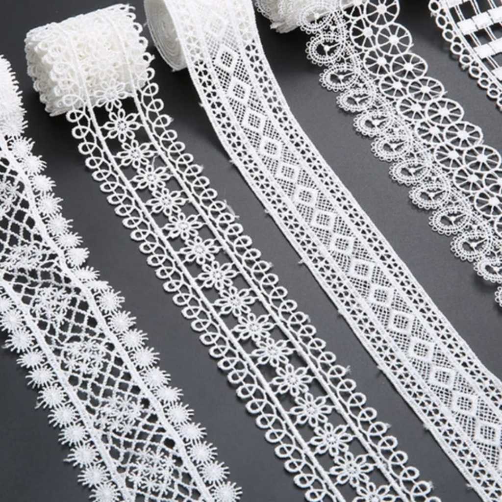 

( 2 Yard ) GIFT RIBBON LACE 40MM 65MM - 4 CM 6.5CM - PITA RENDA AIR EXCLUSIVE ELEGANT