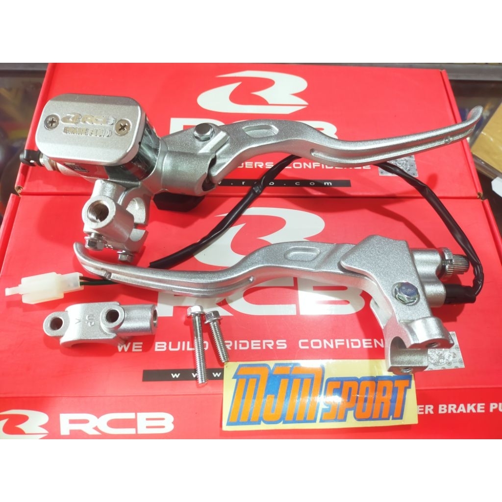 Master Rem Rcb E3 Kotak 14mm Silver plus Handle Kiri RCB