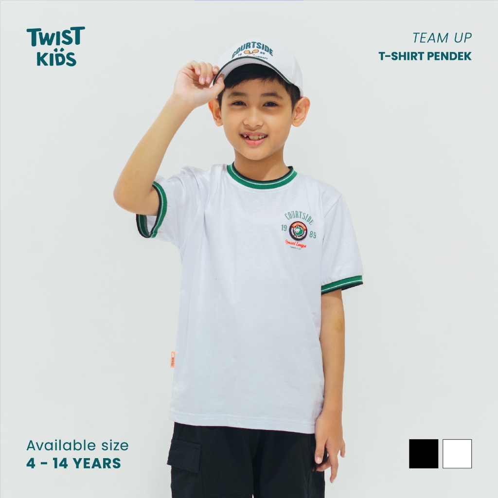Twist Kids - Nicole C, Team Up Series, Kaos Oblong Lengan Pendek Anak Laki-Laki