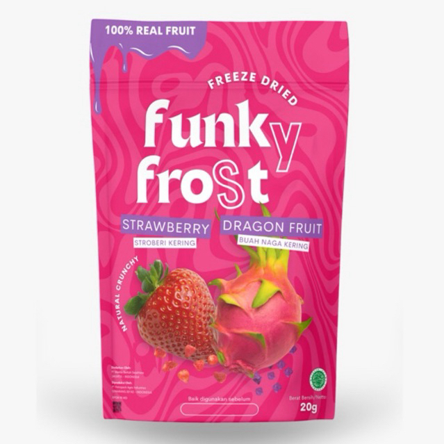 

Freeze Dried Fruit Strawberry & Dragon Fruit 20gr