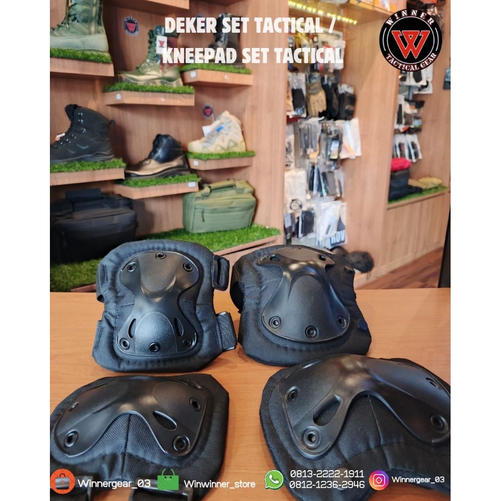 deker set tactical kneepad set tactical