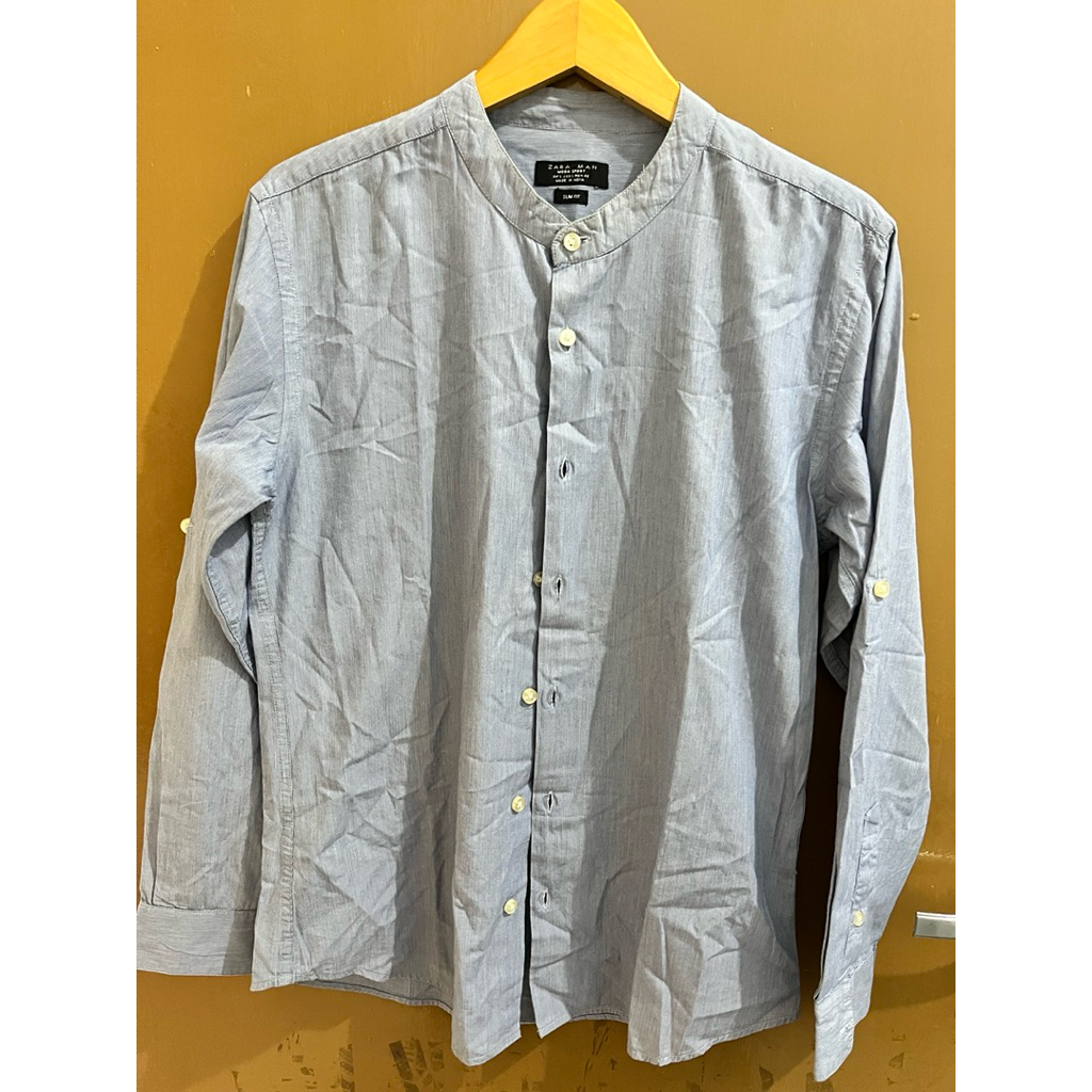 kemeja zara man preloved / kemeja cowok laki laki