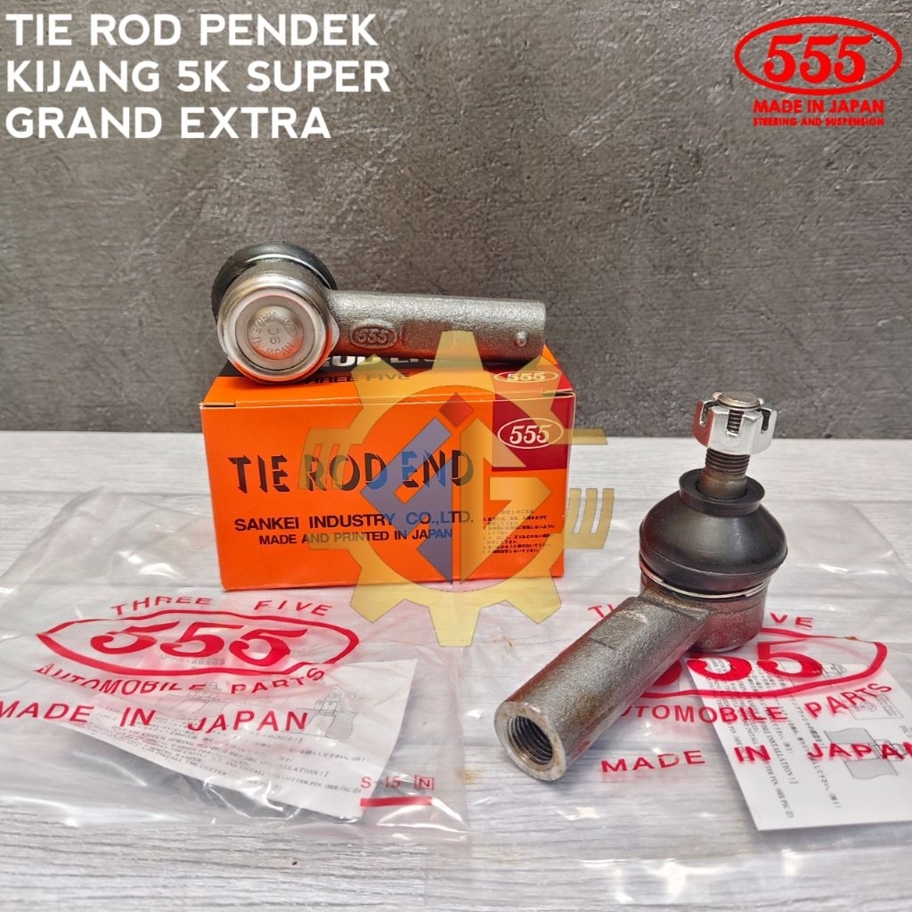TIE ROD END TIEROD KIJANG 5K SUPER GRAND EXTRA GREAT COROLLA TWINCAM MEREK 555 JAPAN ORIGINAL