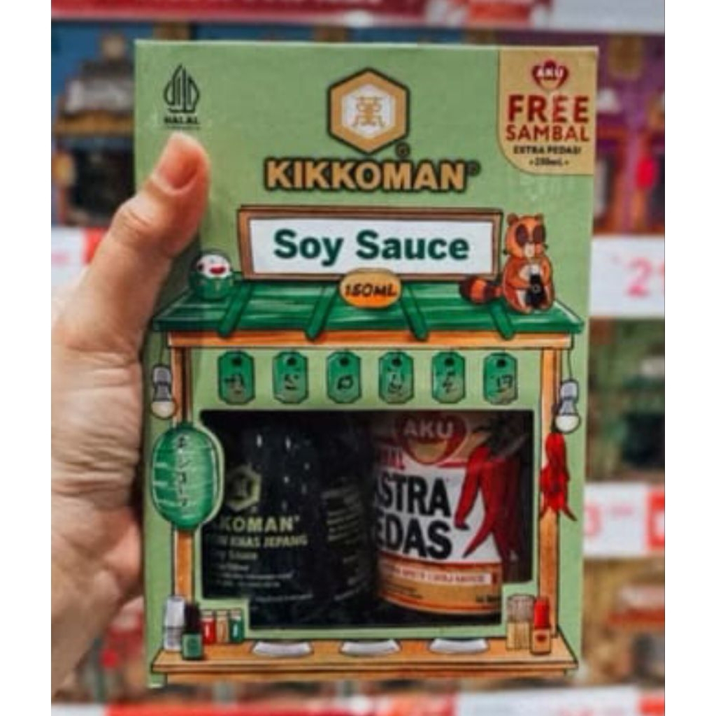 

KECAP KIKKOMAN 150 ml FREE AKU SAMBAL EXTRA PEDAS