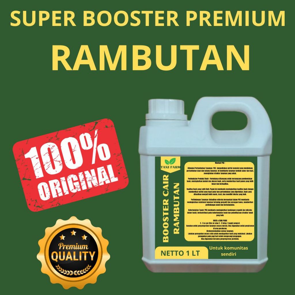 MO Pupuk Rambutan 1 LT Supaya Cepat Berbuah Pupuk Rambutan Supaya Subur Berbuah Pupuk Cepat Besar