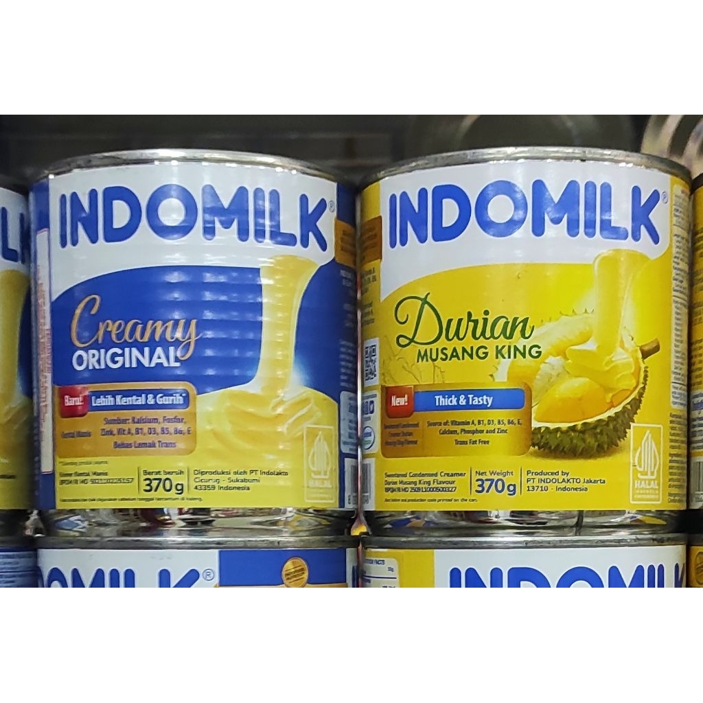 

Indomilk SKM Susu Kental Manis Creamy Original / Durian Musang King 370gr