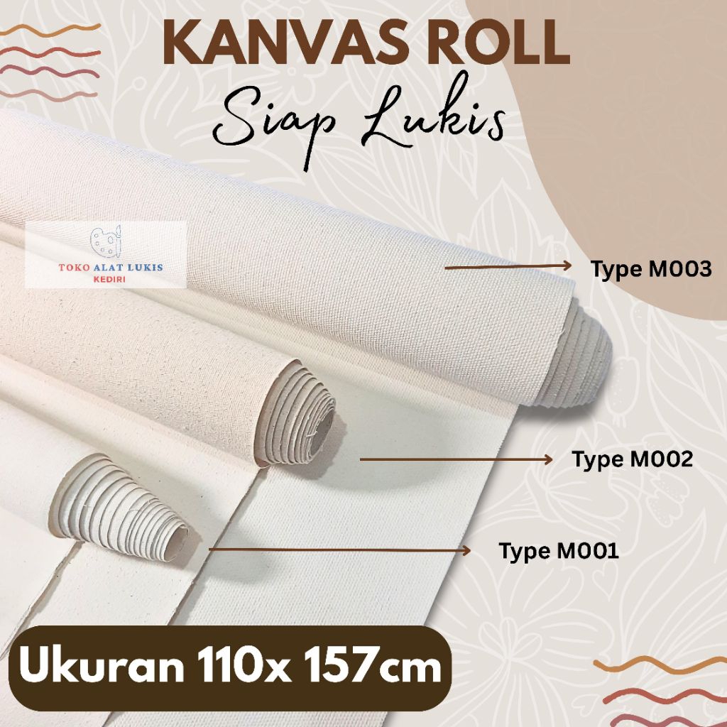 

Kanvas Roll 110x157cm Siap Pakai - CASART & KREATIF