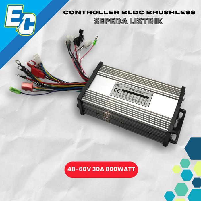 Controller BLDC Brushless 48/60V 30A 800watt Sepeda Listrik