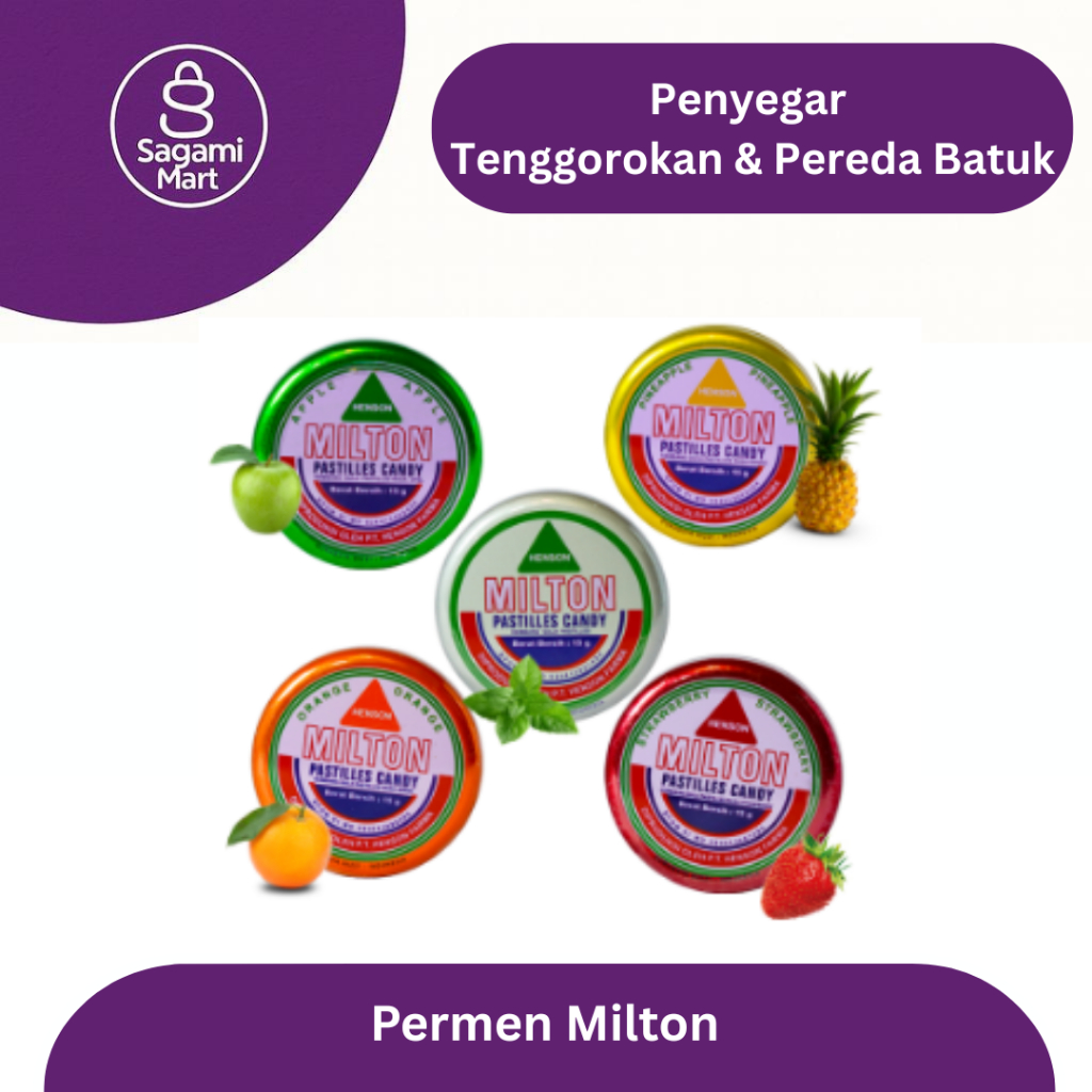 

Permen Milton 30gr - Permen Hisap Penyegar Tenggorokan & Pereda Batuk