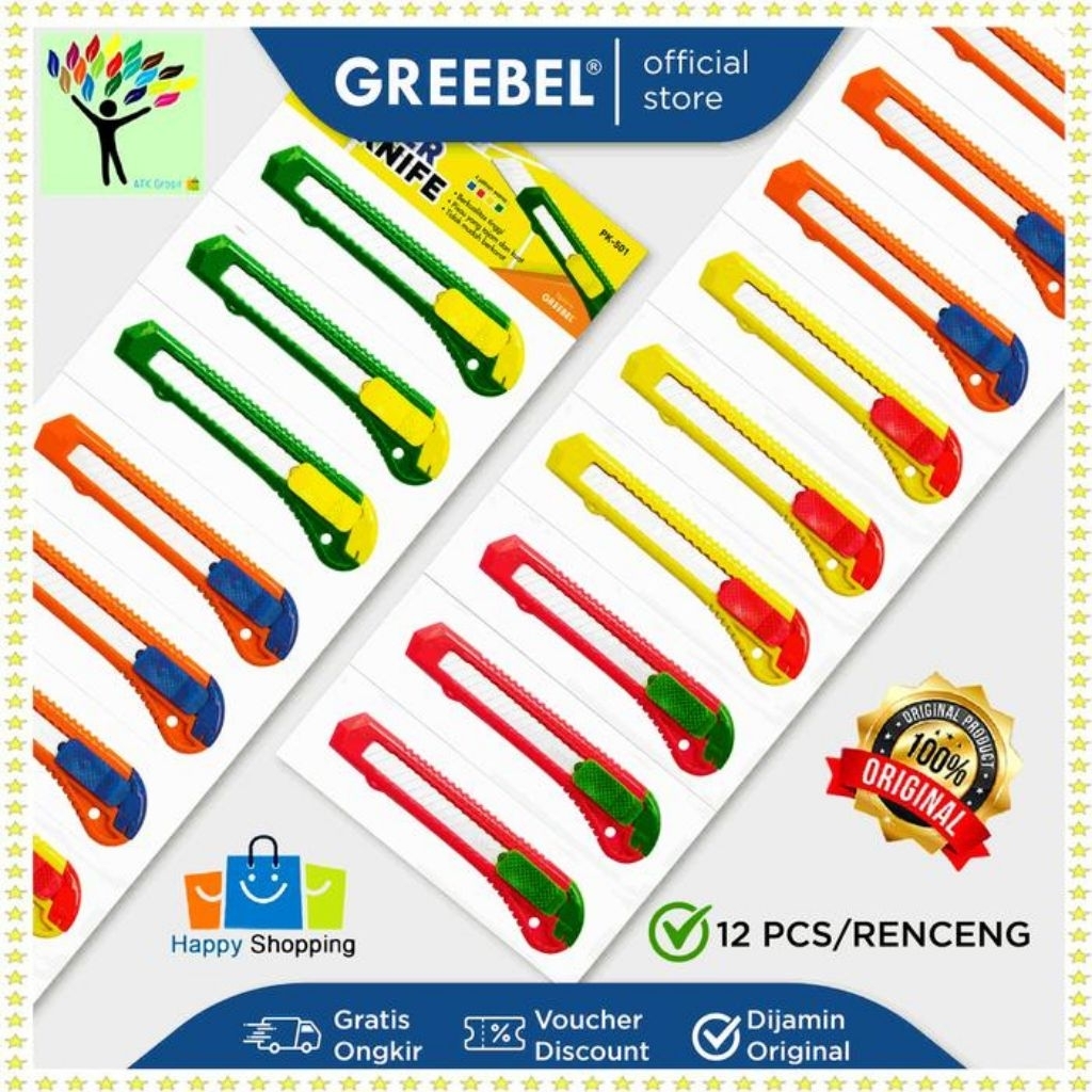 

Cutter Greebel Parko PK501 Renceng