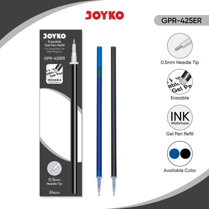 

Joyko GPR-425ER 0.5 mm Erasable Gel Pen Refill Isi Ulang Pena Jel Bisa Dihapus