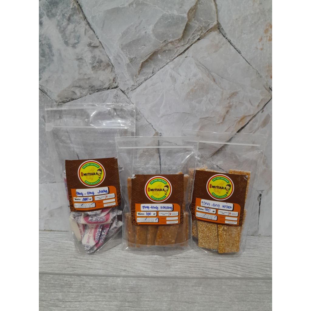 

Ting-Ting Kacang, Wijen, dan Jahe