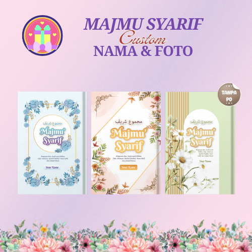 Buku Religi Bisa Custom Nama Dan Foto Majmu Syarif Kumpulan Doa Dan Surah Majmu Syarif Qolbu