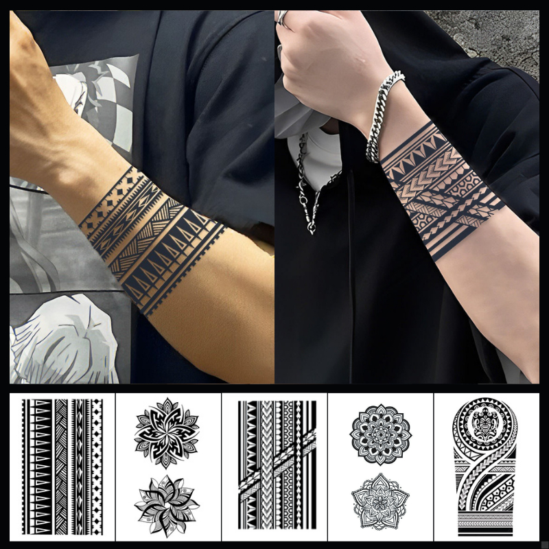 Tatto Temporary Semi Permanen Minimalis Notif Aesthetic Tahan 2 Minggu Wateroroof Tattoo Temporer Tu