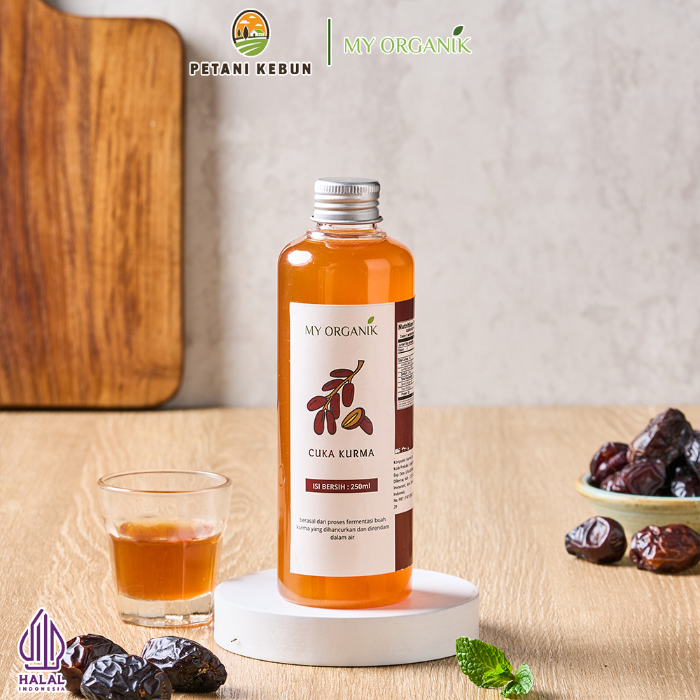 

My Organik Cuka Kurma Mencerahkan Wajah Putih Bersih Flek Hitam & Kerutan Hilang - 1 Botol 250ml