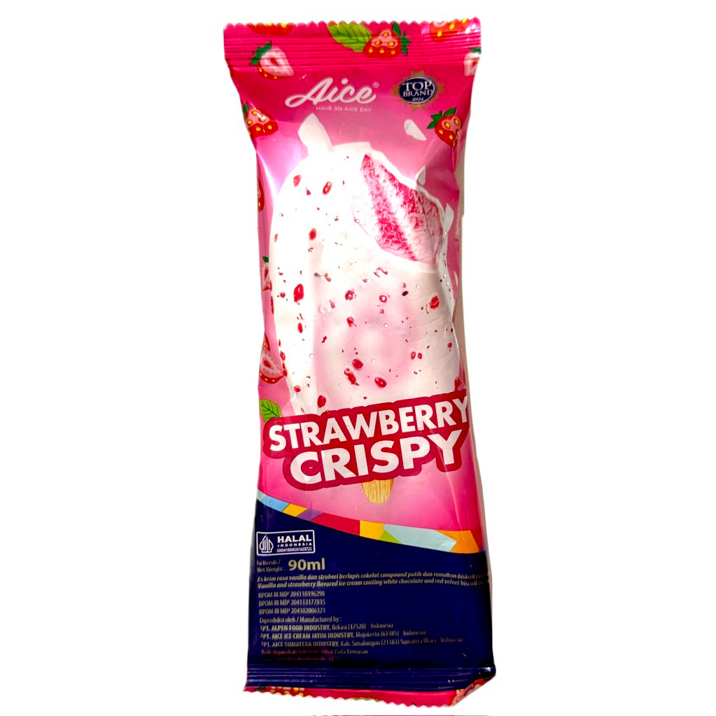 

Aice Es Krim Strawberry Crispy