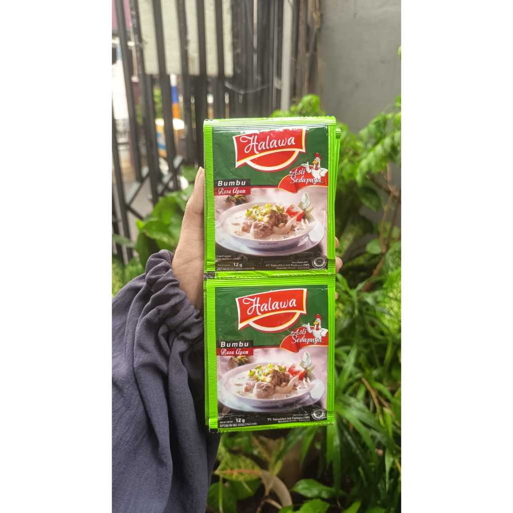 

kaldu ayam Halawa 12gr kaldu ayam non msg lezat bumbu dapur