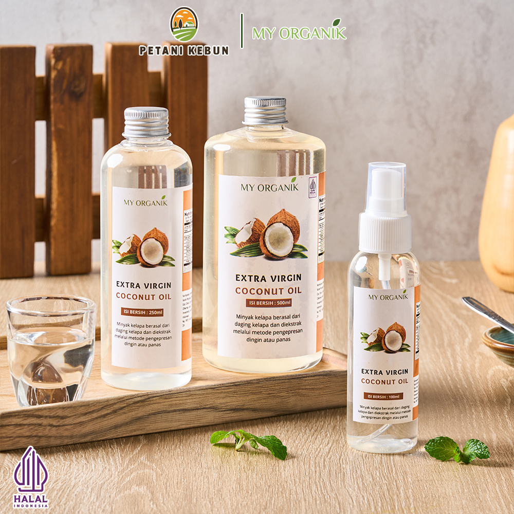 

My Organik Extra Virgin Coconut Oil VCO 100ml 250ml 500ml Minyak Kelapa Murni 100%