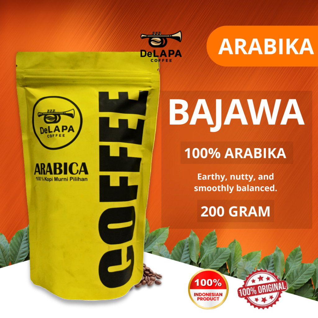 

DELAPA Kopi Arabika Kerinci Arabica Coffee 200 gram - Biji