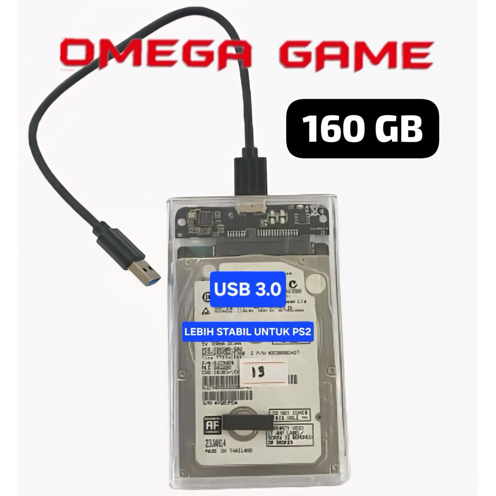 hardisk eksternal ps2 160gb