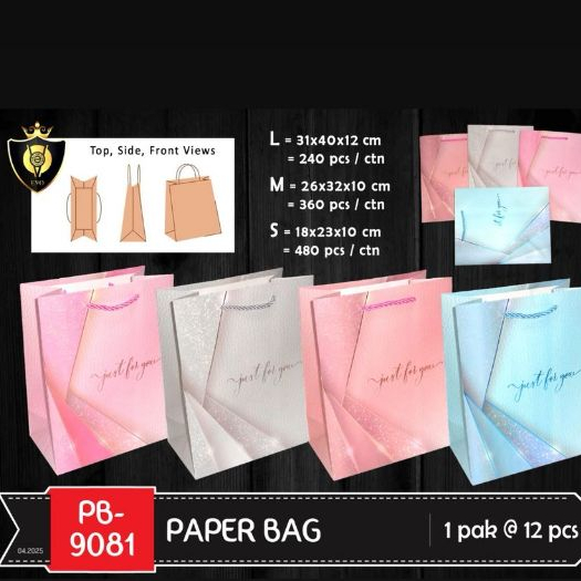 

Paperbag Tas Kertas Large/Paperbag Murah/ Tas Souvenir Kado kode 9081 L